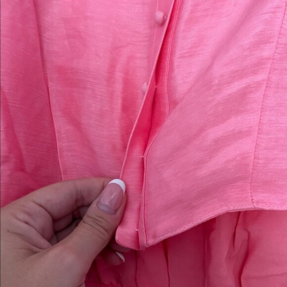 Vineyard Vines | Puff Sleeve Cutout Dress - Picture 9 of 11